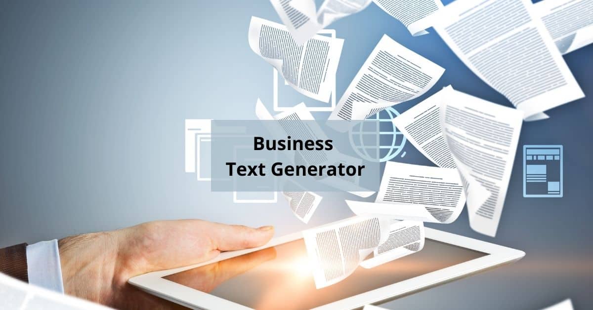 Business Text Generator