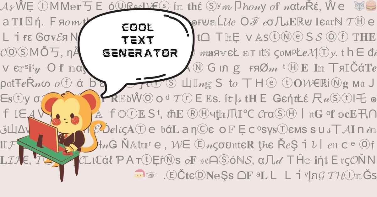 Cool Text Generator Online