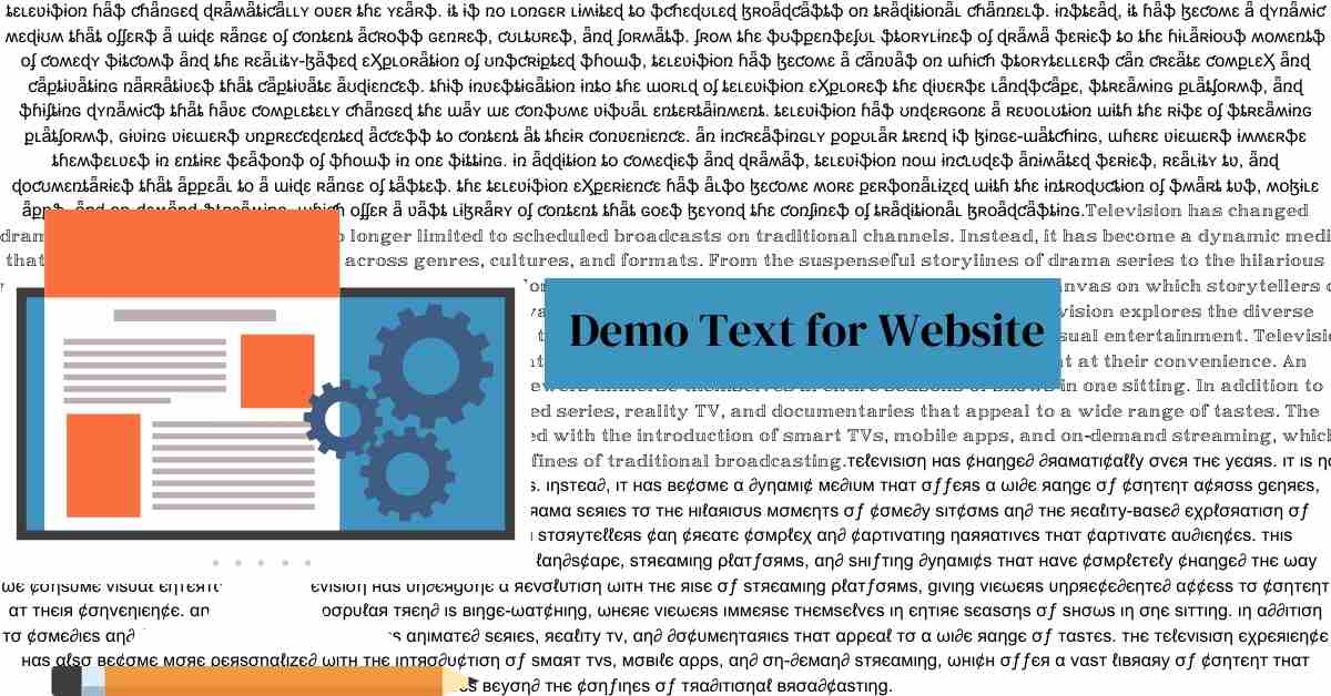 Demo Text For Website