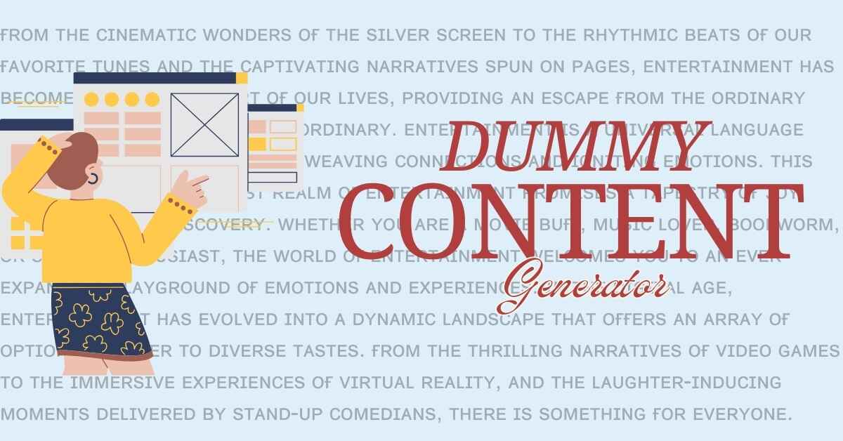 Dummy Content Generator