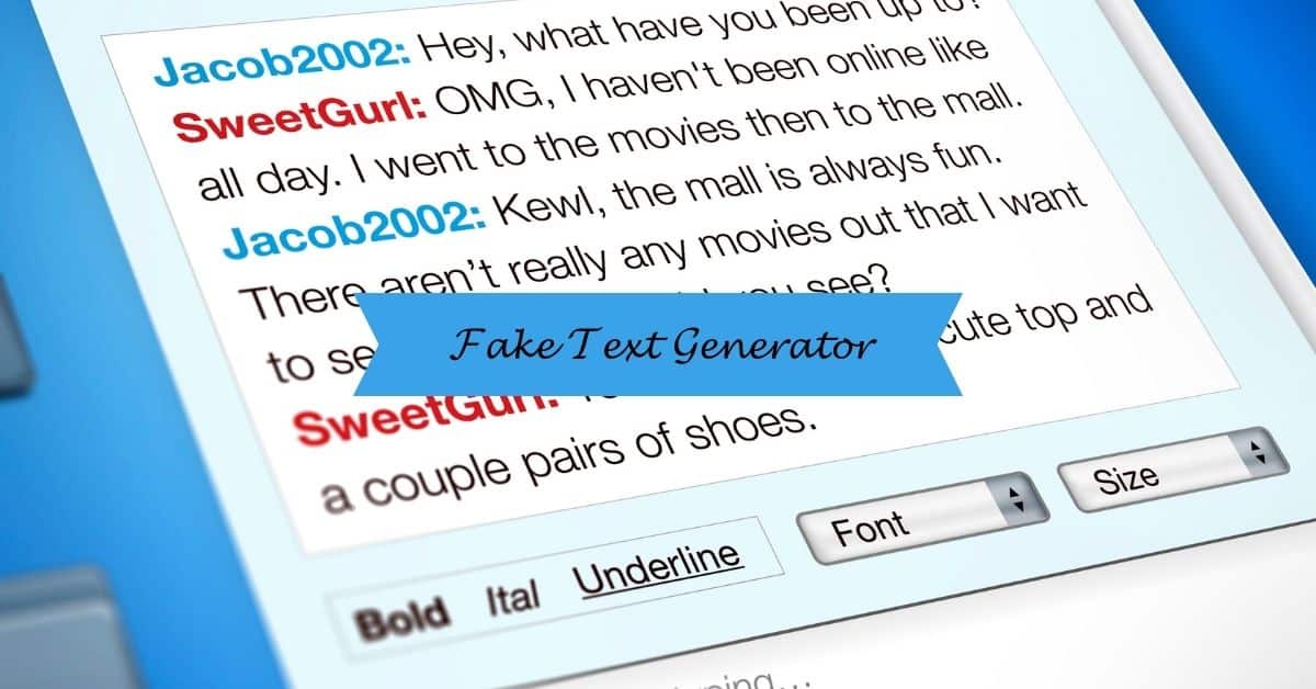 Fake Text Generator