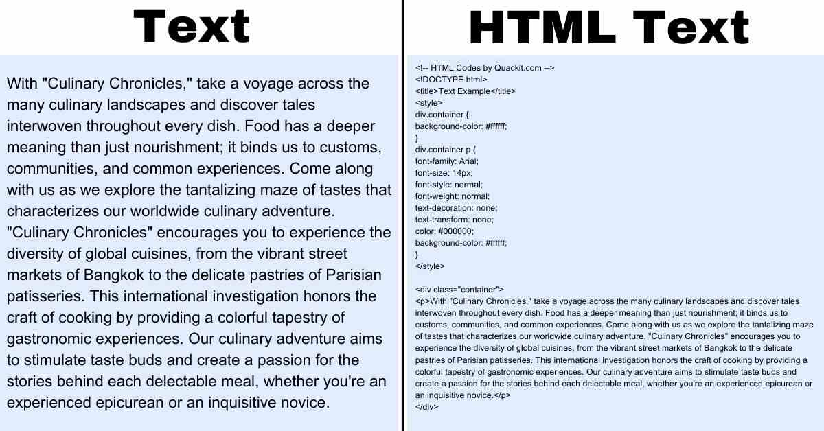 HTML Text Creator