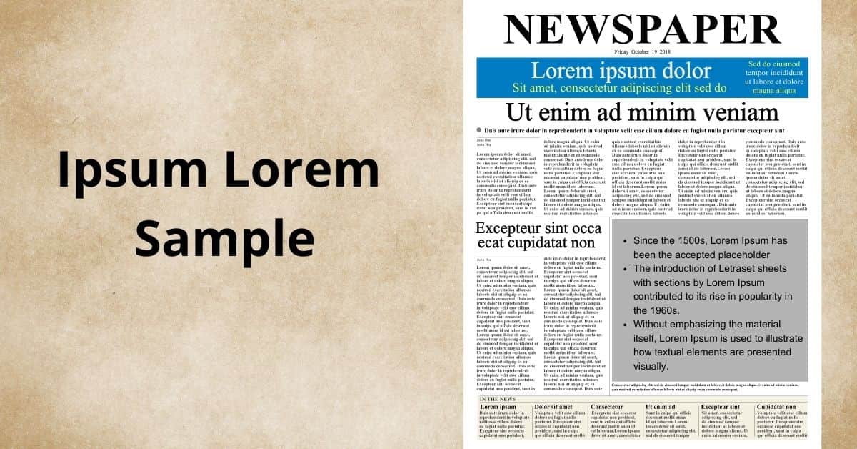 Ipsum Lorem Sample