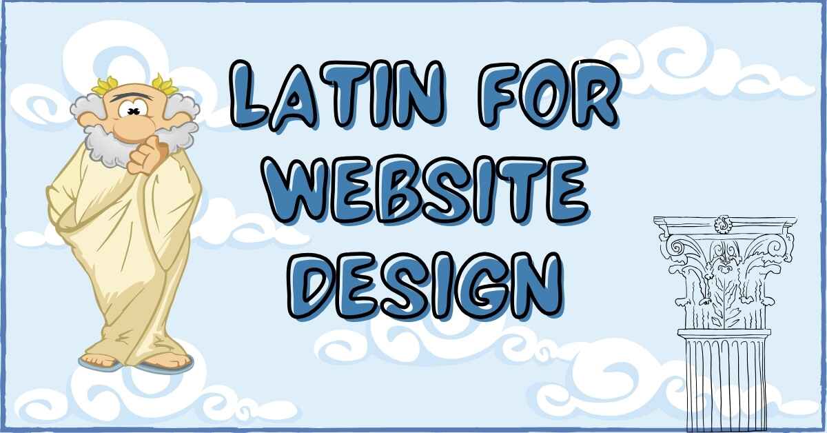 Latin For Website Design