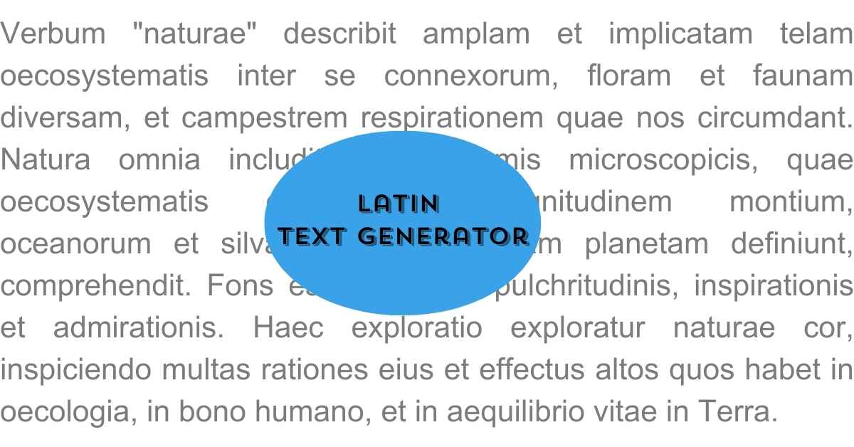 Latin Text Generator