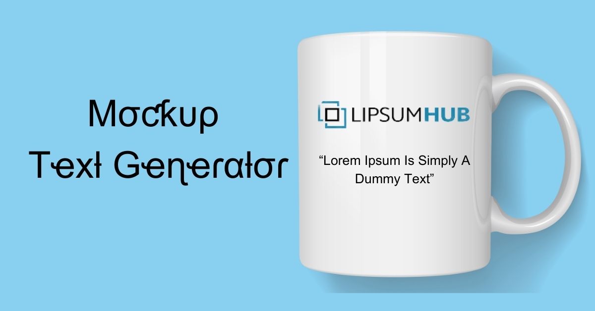 Mockup Text Generator