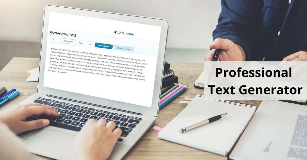 Professional Text Generator