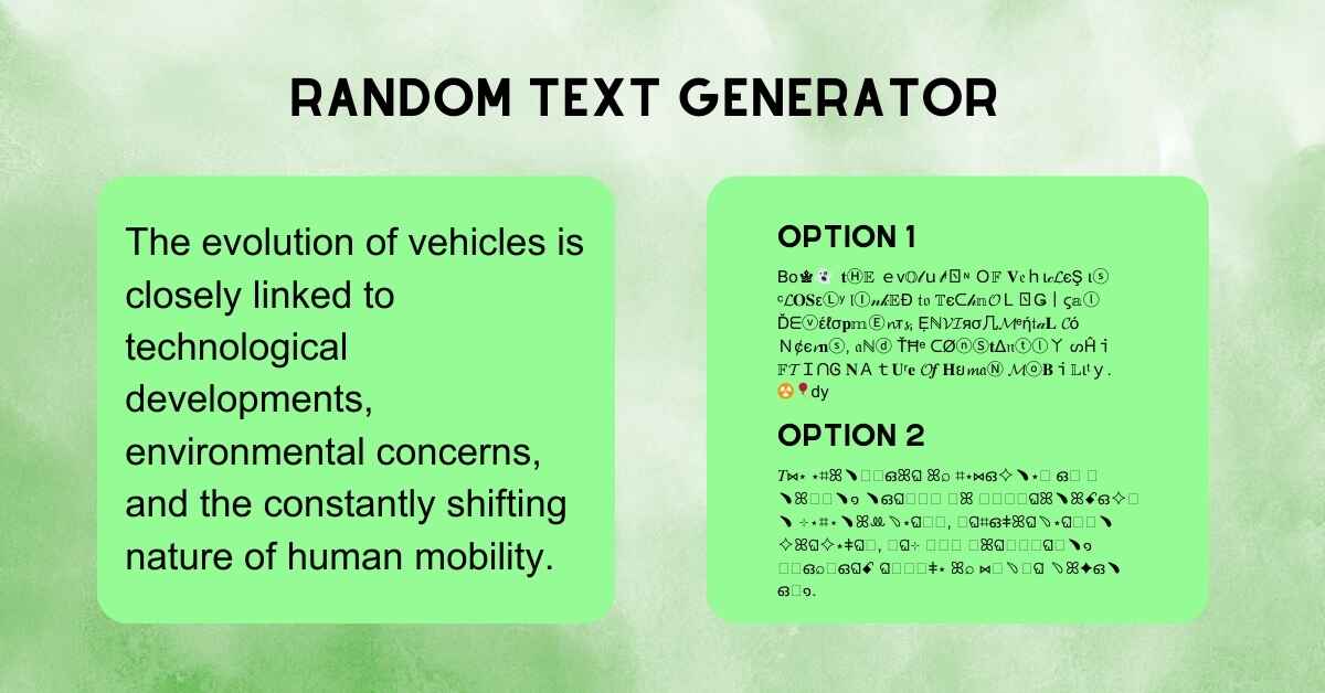 Random Text Generator