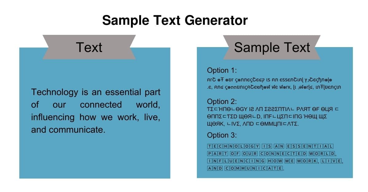 Sample Text Generator