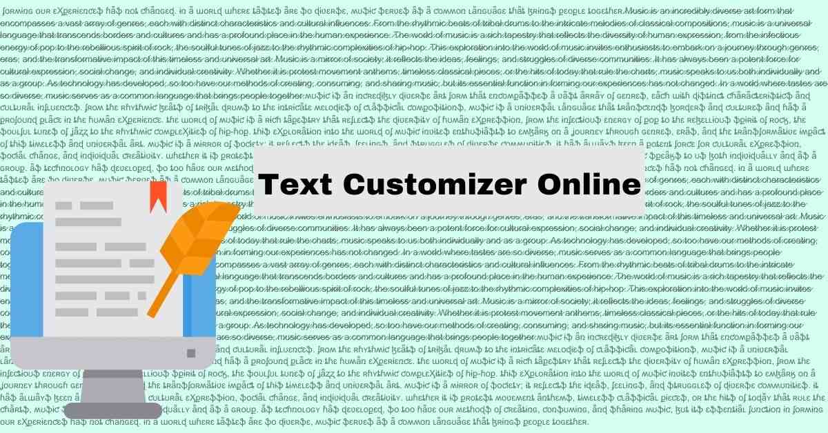 Text Customizer Online