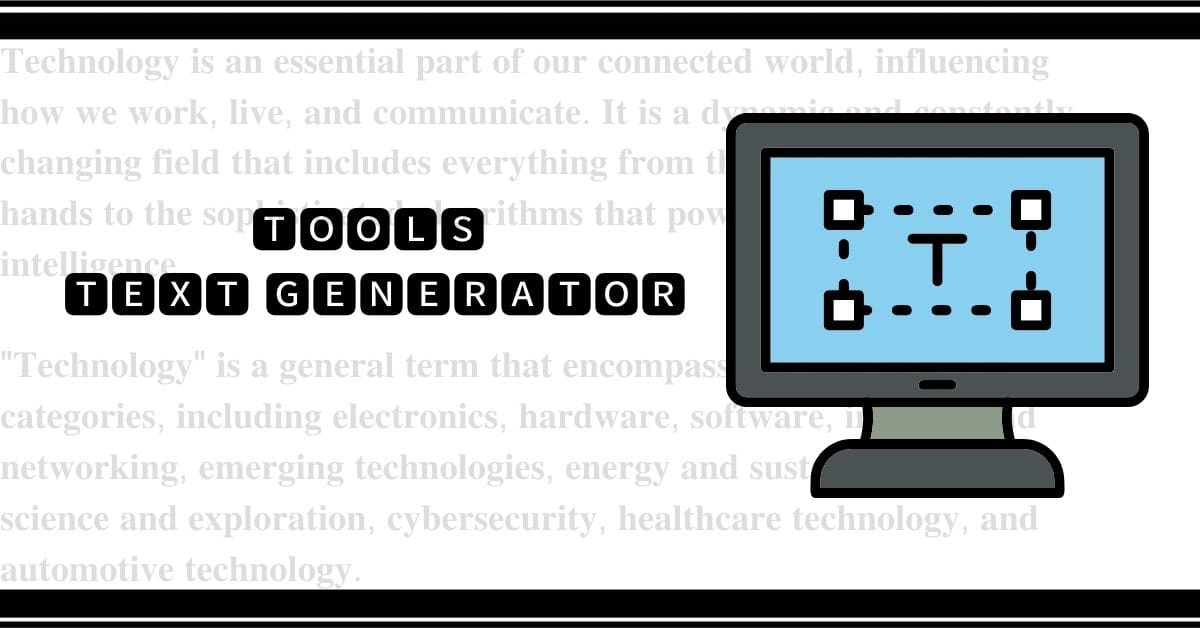Tools Text Generator