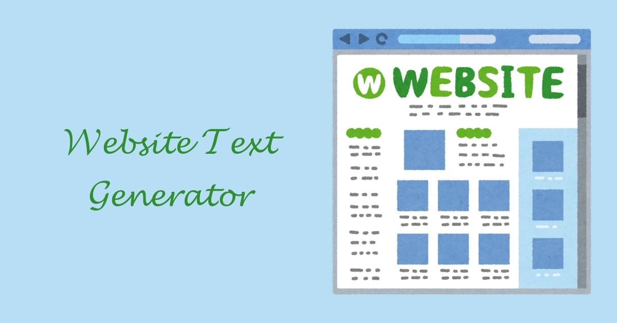 Website Text Generator