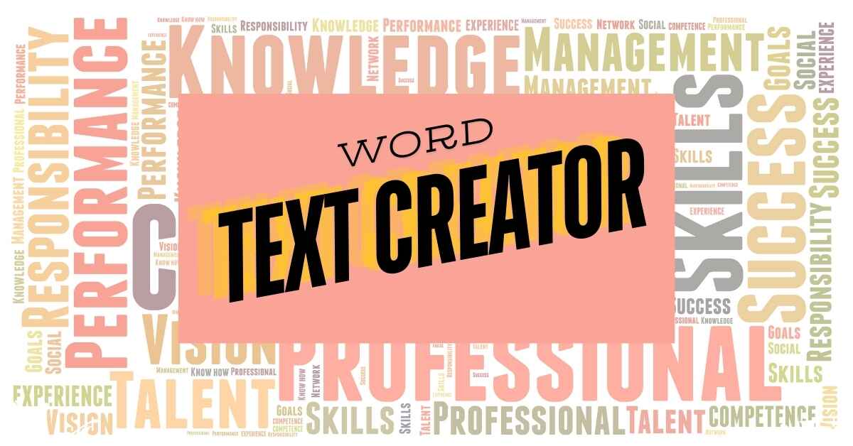 Word Text Creator