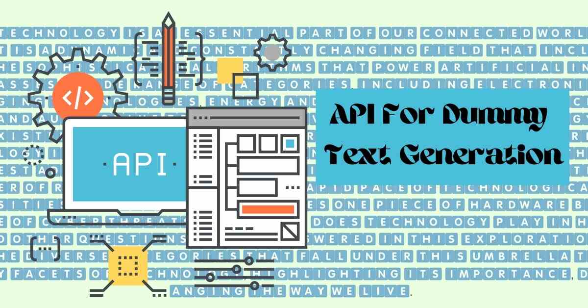 API For Dummy Text Generation