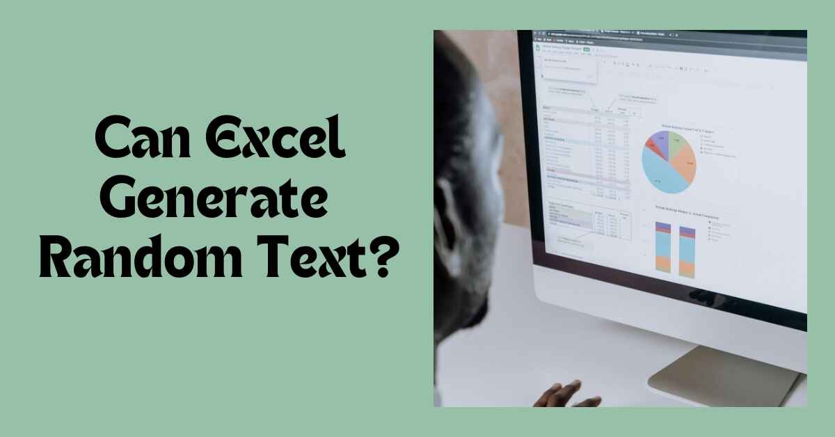 Can Excel Generate Random Text?