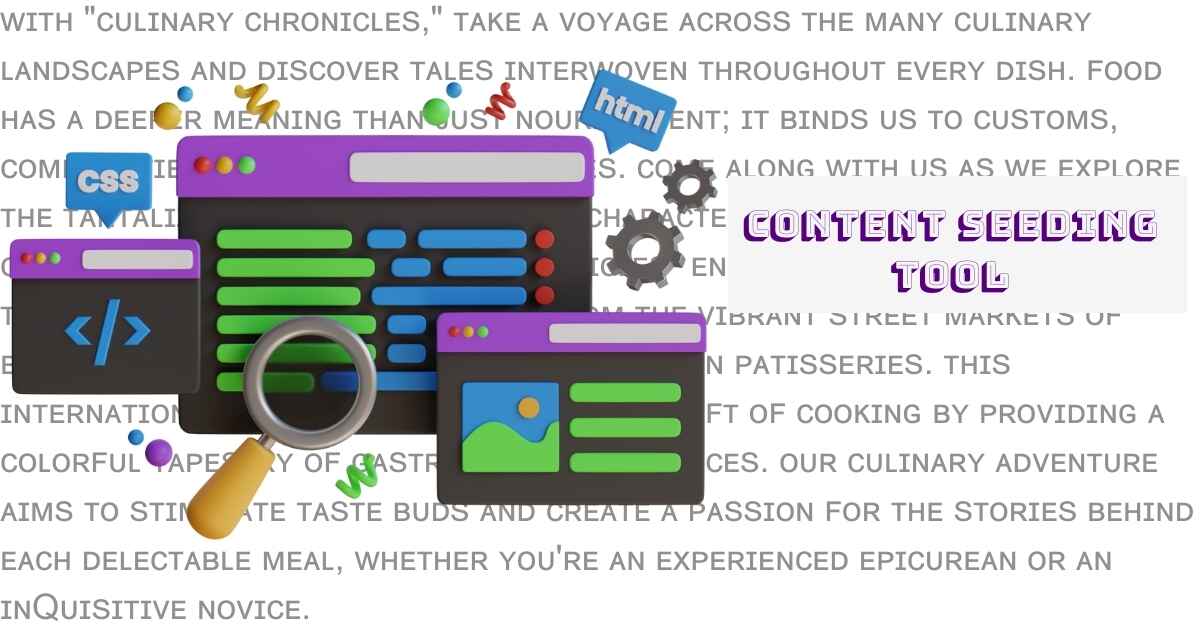 Content Seeding Tool