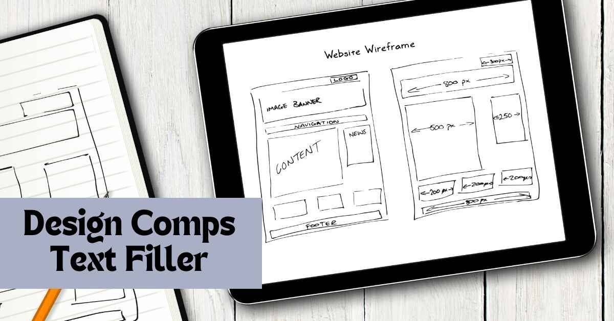 Design Comps Text Filler