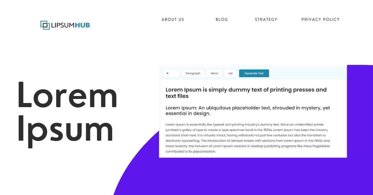 How Is Lorem Ipsum Made?