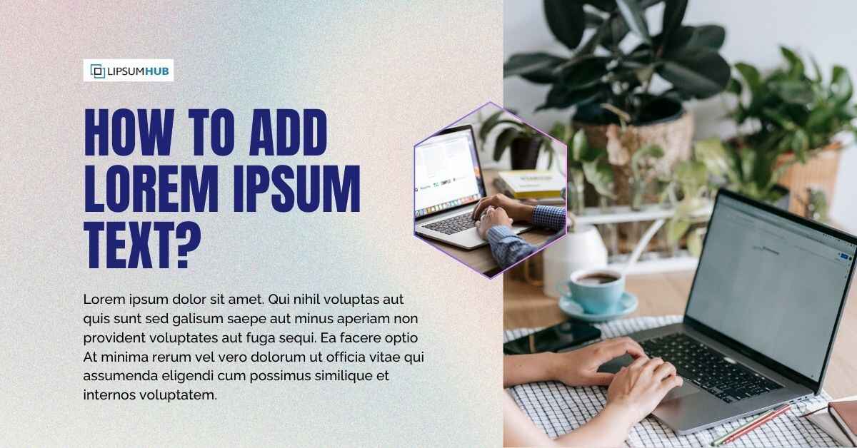 How to Add Lorem Ipsum Text?