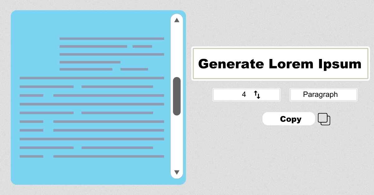 How to Generate Lorem Ipsum?