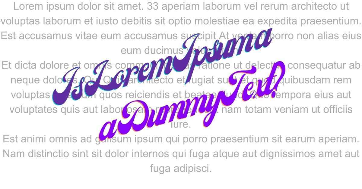 Is Lorem Ipsum a Dummy Text