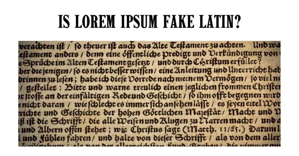 Actually Latin Is Lorem Ipsum Fake Latin? - Lipsum Hub