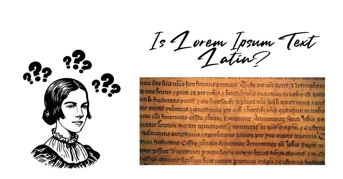 Is Lorem Ipsum Text Latin?