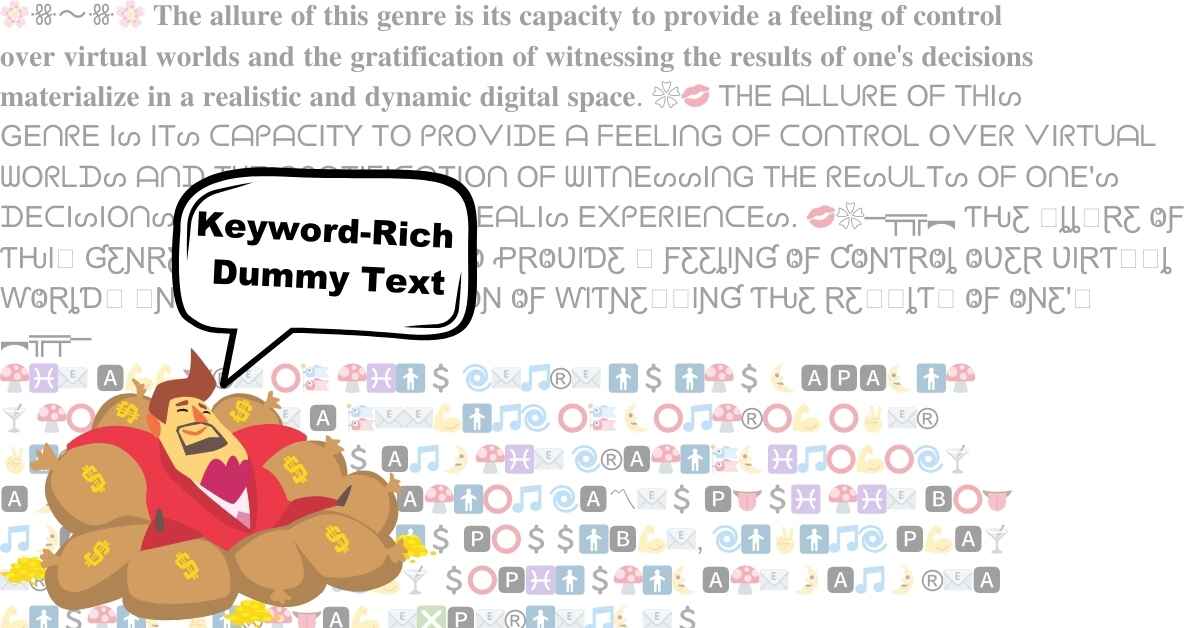 Keyword Rich Dummy Text