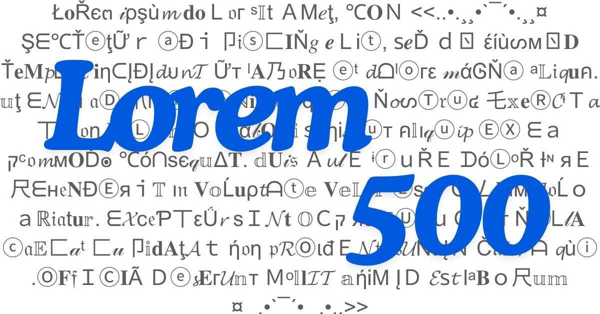 Lorem 500