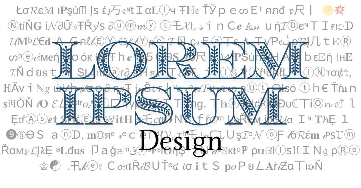 Lorem Ipsum Design