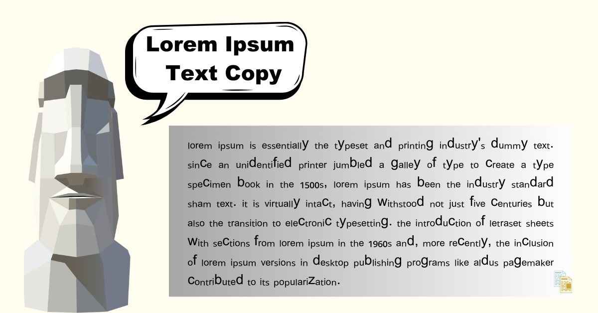 Lorem Ipsum Text Copy