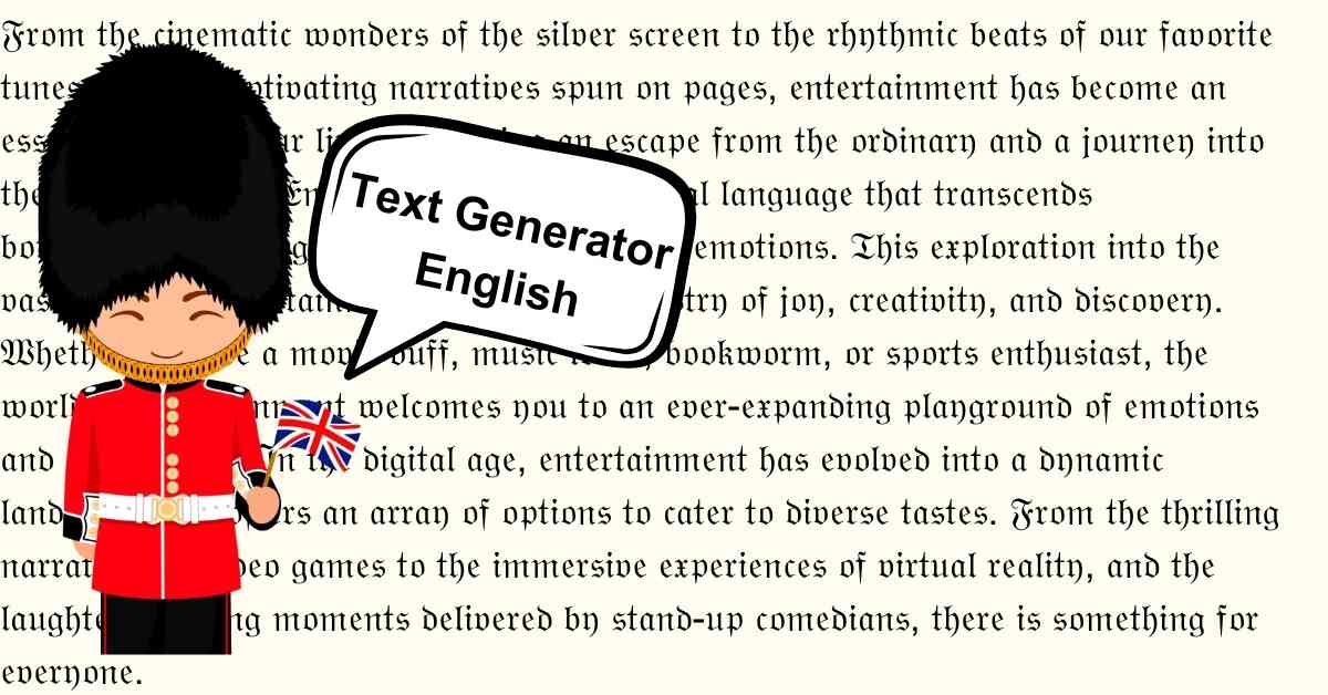 Text Generator English