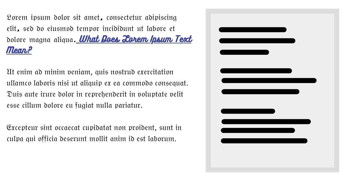 What Does Lorem Ipsum Text Mean?