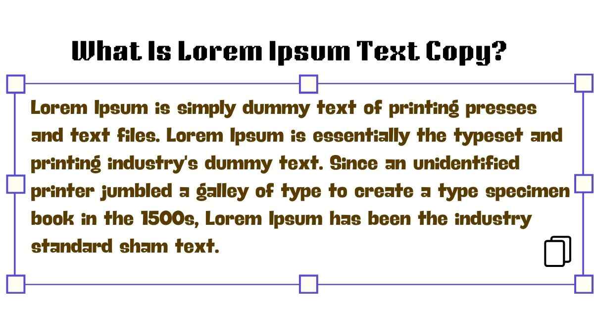 What Is Lorem Ipsum Text Copy