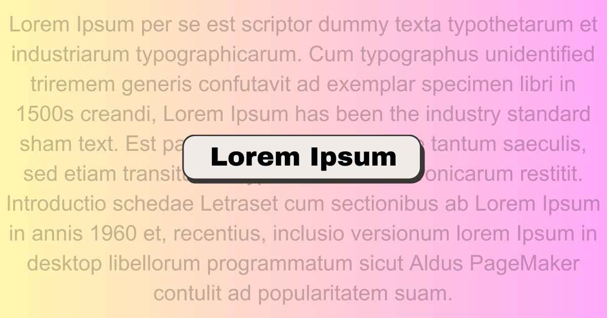 What Is the Latin Text Used as a Placeholder