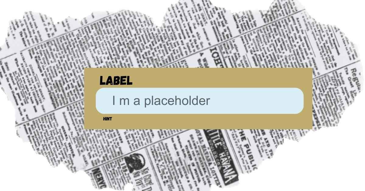 What Should Placeholder Text Say?