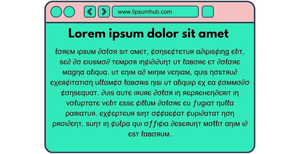 Why Is Lorem Ipsum Dolor Used?