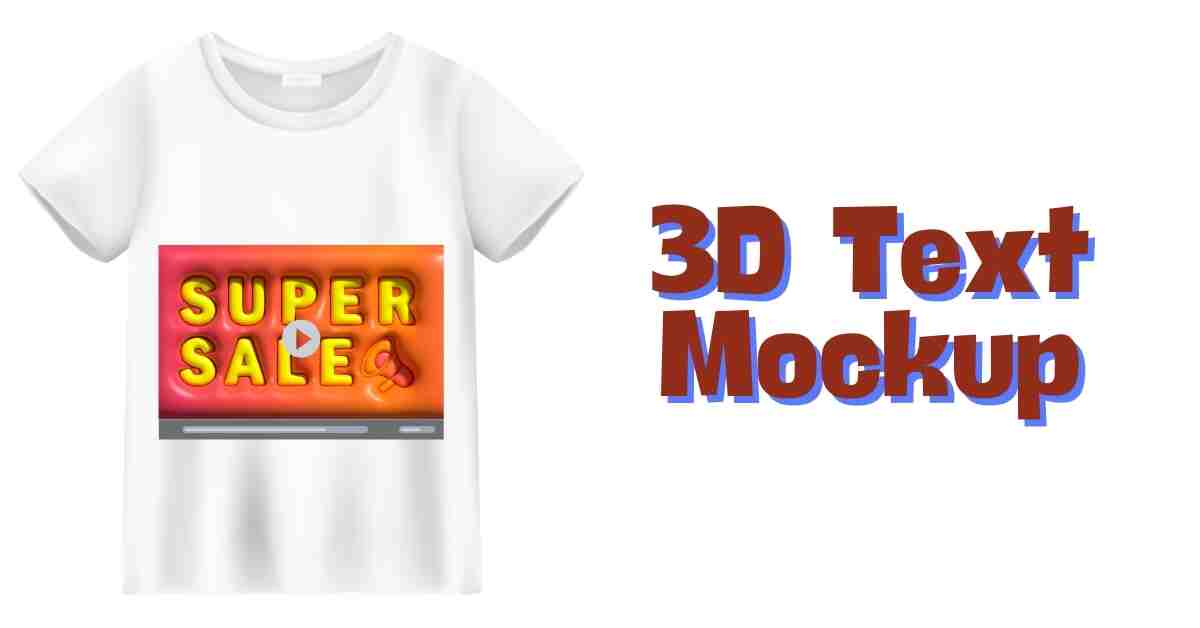 3D Text Mockup