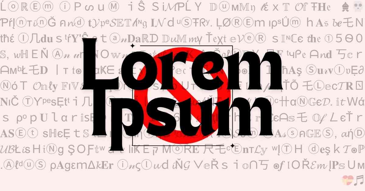 How Do I Get Rid of Lorem Ipsum Text?