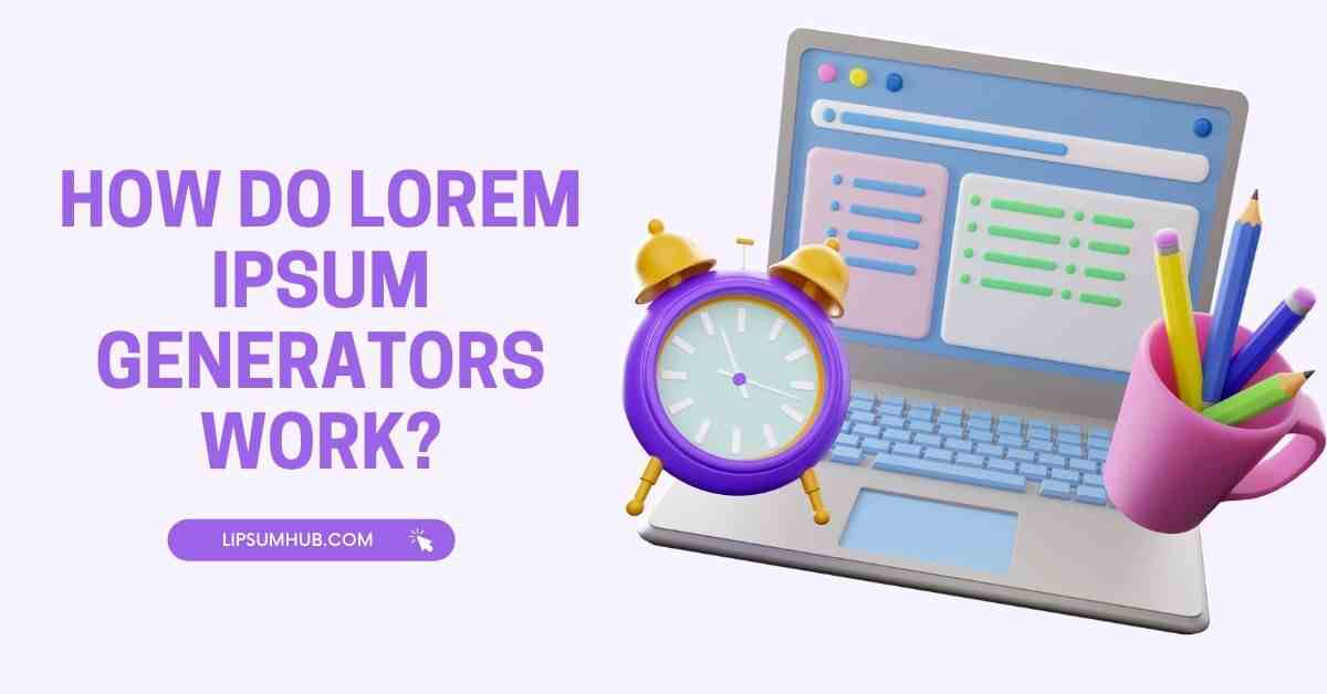 How Do Lorem Ipsum Generators Work?