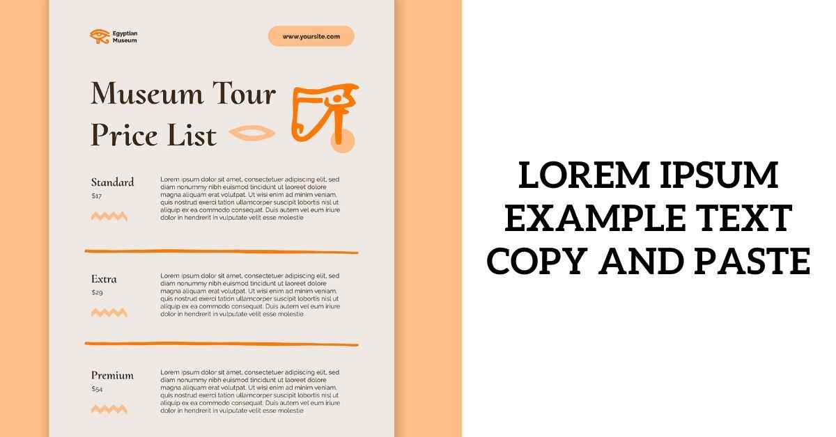 Lorem Ipsum Example Text Copy and Paste