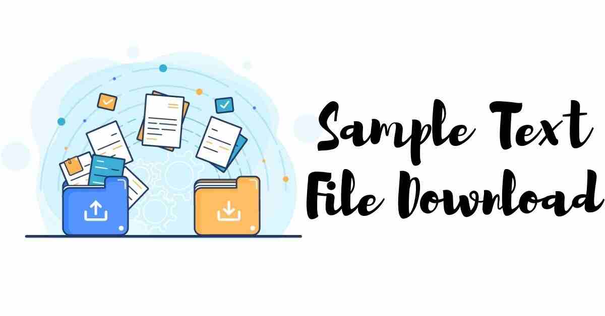 Sample Text File Download