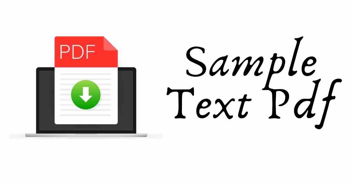 Sample Text Pdf