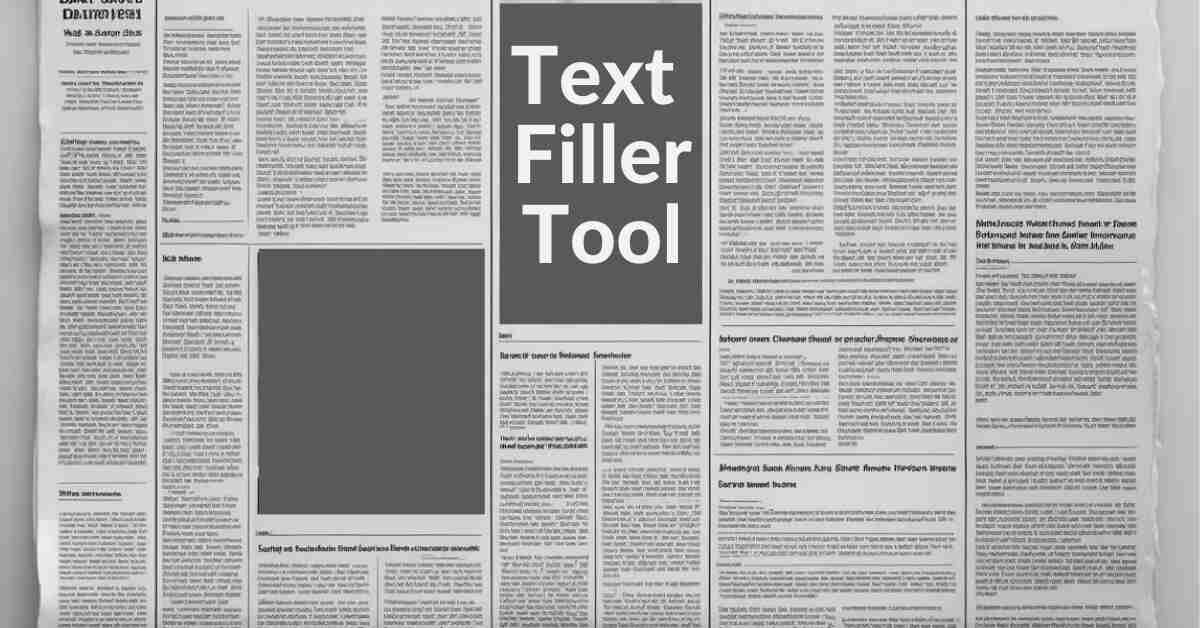 Text Filler Tool