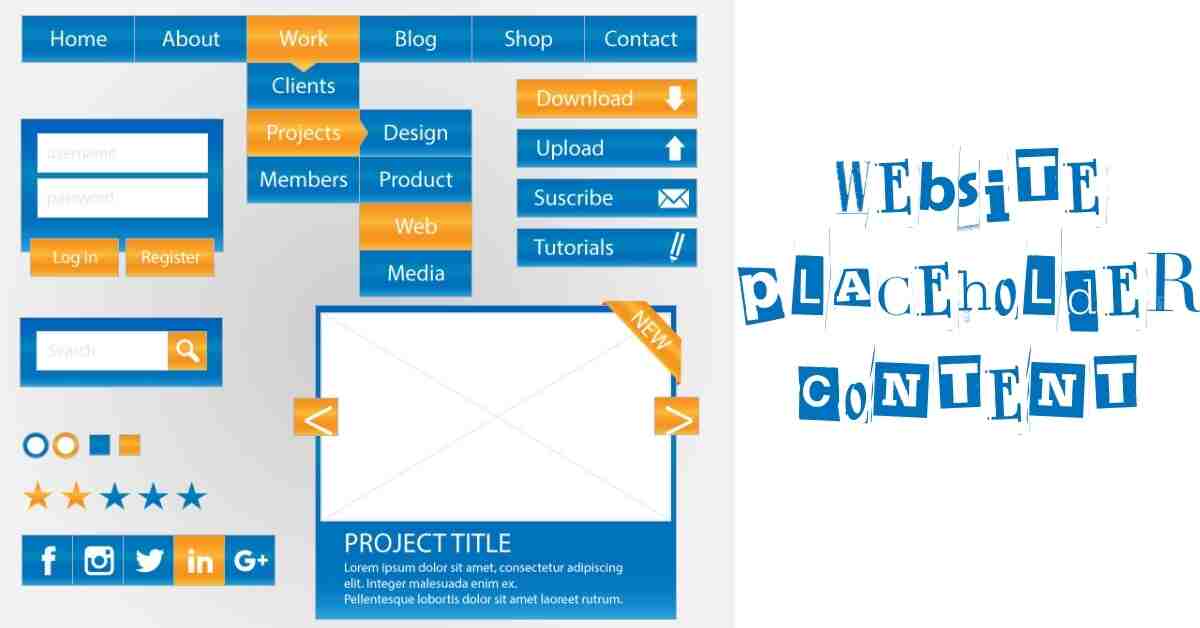 Website Placeholder Content