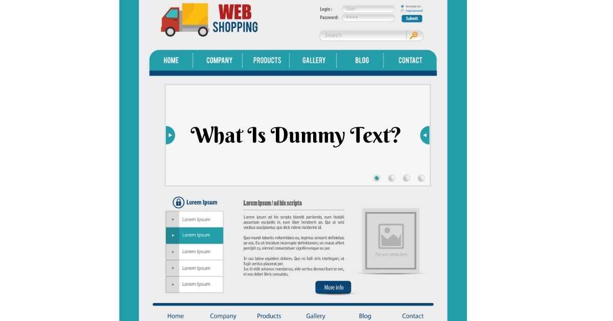 What Is Dummy Text?