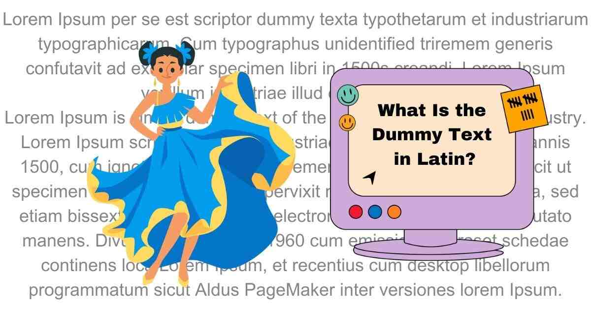 What Is the Dummy Text in Latin?