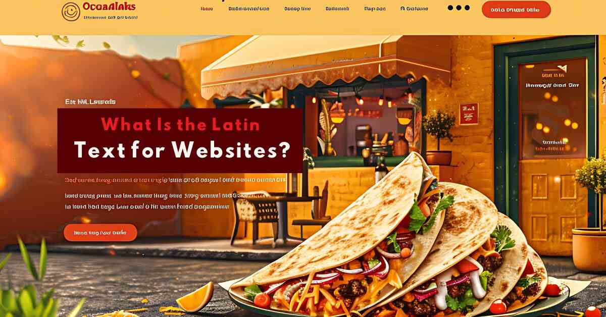 What Is The Latin Text for Websites?