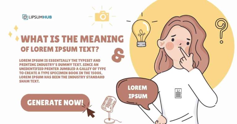 What Is The Meaning of Lorem Ipsum Text Lipsum Hub