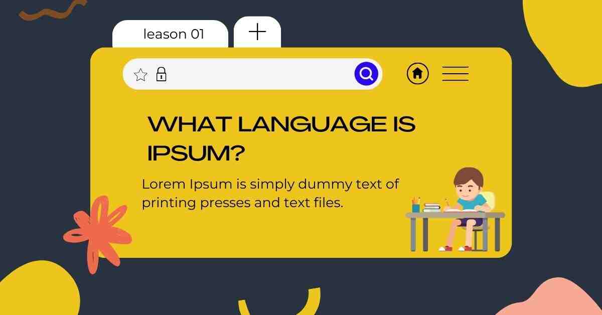 What Language Is Ipsum?